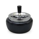 Drehaschenbecher "Exclusiv schwarz metallic"...