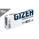 Gizeh Carbon 100 Filter Hülsen, 10er Gebinde