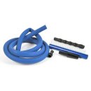 Shishaschlauch Gummi und Metall, Blau, auseinanderbaubar...