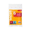 5 Stück Gizeh Slim Filter mit Gummierung 120 Filter