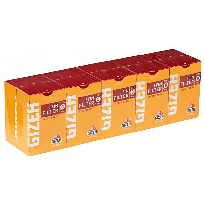 Active Filter Gizeh 6 mm 10 unid. de 34 filtros c/u. Filtros de Carbón Active Filter Gizeh 6 mm 10 unid. de 34 filtros c/u. Filtros de Carbón