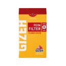 5 Stück Gizeh Feinfilter 8mm, 100 Filter