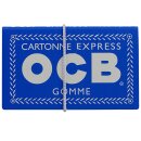 10 Stück OCB kurz Blau Doppelt mit Gummizug je 100 Blatt