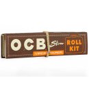 1 Stück OCB KS Virgin ungebleicht Slim Roll Kit