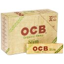 OCB KS Organic Hemp Slim + Tips,  à 32 Blatt
