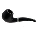 Pfeife "Excellent" braun u. schwarz mit Kunststoffmundstück, 9 mm Filter