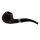 Pfeife "Excellent" braun u. schwarz mit Kunststoffmundstück, 9 mm Filter