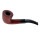 Pfeife "Excellent" braun u. schwarz mit Kunststoffmundstück, 9 mm Filter