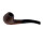 Pfeife "Excellent" braun u. schwarz mit Kunststoffmundstück, 9 mm Filter