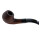 Pfeife "Excellent" braun u. schwarz mit Kunststoffmundstück, 9 mm Filter