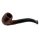 Pfeife "Excellent" braun u. schwarz mit Kunststoffmundstück, 9 mm Filter