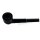Pfeife "Excellent" schwarz Lack mit Kunststoffmundstück, 9 mm Filter