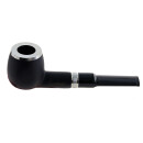 Pfeife "Excellent" mahagoni/schwarz, mit Kunststoffmundstück, 9 mm Filter