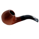 Pfeife "Excellent" Kirschholz u.schwarz, mit Kunststoffmundstück, 9 mm Filter