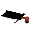 Pfeife "Excellent" Kirschholz u.schwarz, mit Kunststoffmundstück, 9 mm Filter