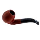 Pfeife "Excellent" Kirschholz u.schwarz, mit Kunststoffmundstück, 9 mm Filter