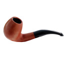 Pfeife "Excellent" Kirschholz u.schwarz, mit Kunststoffmundstück, 9 mm Filter