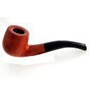 Pfeife "Excellent" Kirschholz u.schwarz, mit Kunststoffmundstück, 9 mm Filter