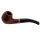 Pfeife "Excellent" braun u. schwarz mit Kunststoffmundstück, 9 mm Filter