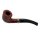 Pfeife "Excellent" braun u. schwarz mit Kunststoffmundstück, 9 mm Filter