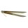 Zange für Shishakohle; Länge 30 cm, silberfarbig mit Holzgriff