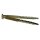 Zange für Shishakohle; Länge 30 cm, silberfarbig mit Holzgriff
