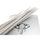 White Elephant Pfeifenreiniger mit reiner Baumwolle, weiß; 100 Stück