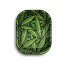 Metall Drehunterlage &quot;Leaves 33&quot;, 18 x 14 cm