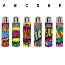 Clipper Cover Pop "Comic Slogan", genäht