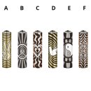 Clipper Cover Micro Metal "PEACE SYMBOLS"