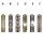 Clipper Cover Micro Metal "PEACE SYMBOLS" alle 6