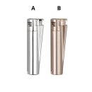 Clipper Metal Silver Jet Flame