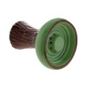 Shisha Kopf Keramik "Baum"; braun-grün;...