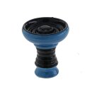 Shisha Kopf Keramik "Schwarz-Blau"; Höhe...