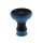 Shisha Kopf Keramik "Schwarz-Blau"; Höhe ca.9 cm;  Ø ca. 7,8 cm