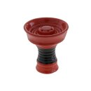Shisha Kopf Keramik &quot;Rot &amp; Schwarz&quot; mit...