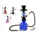 Shisha; verschied. Farben;  Höhe 31 cm; 1 Schlauch; Einzeln