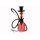 Shisha; verschied. Farben;  Höhe 31 cm; 1 Schlauch; Einzeln