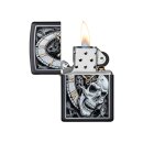 Zippo Feuerzeug - Skull Clock