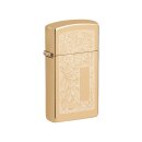Zippo Feuerzeug - Brass Venetian slim