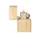 Zippo Feuerzeug - Brass Venetian
