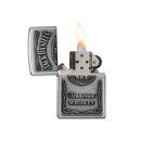 Zippo Feuerzeug - Jack Daniels Emblem chrom