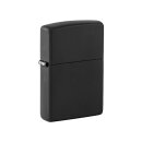 Zippo Feuerzeug - Black matt for Laser Brass
