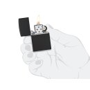 Zippo Feuerzeug - Black matt for Laser Brass