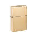 Zippo Feuerzeug - Vintage poliert gold