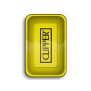 Metall Drehunterlage &quot;Clipper Logo Yellow&quot;,...