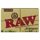 RAW Artesano Organic Hemp 1 1/4,  je 32 Blatt + Tips +...