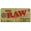 5 Stück RAW Artesano Organic Hemp King Size Slim, je...