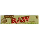 10 Stück RAW Organic Hemp King Size Slim je 32 Blatt