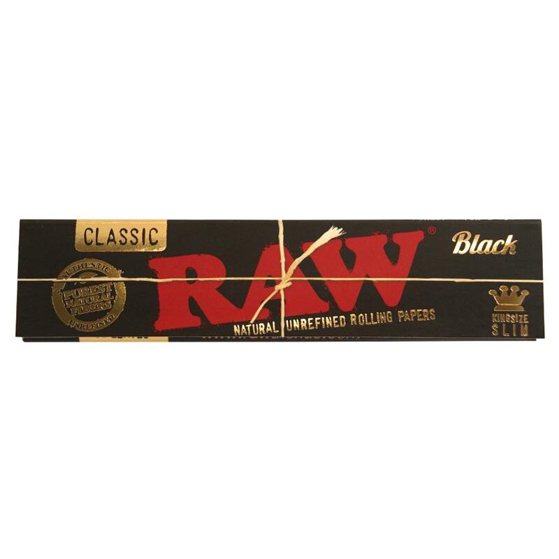 RAW Aufbewahrungsdose Für Tabak – Mit 4x King-Size-Papers & 2x Heften Tips Zum Selbstrollen